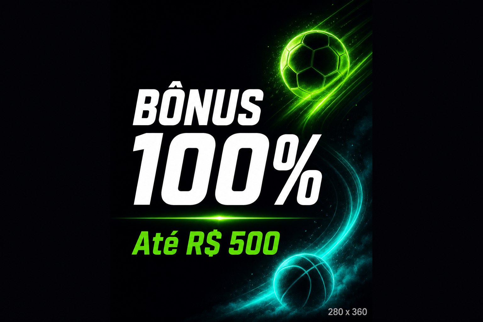 Bônus de boas-vindas 100%